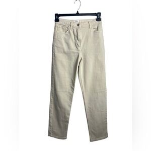 Aritzia Wilfred Free Ecru High Waisted Straight Leg Jeans Size 4